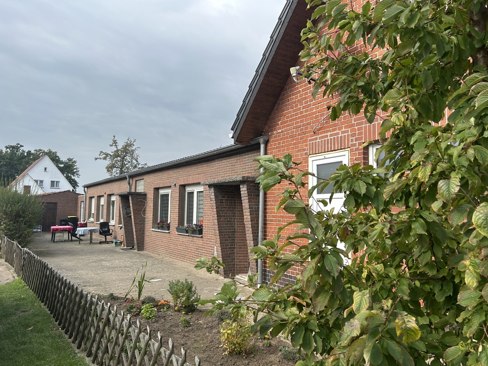 Die Nordwestliche Seite des Objektes