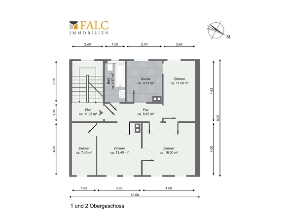 1. und 2. Obergeschoss
