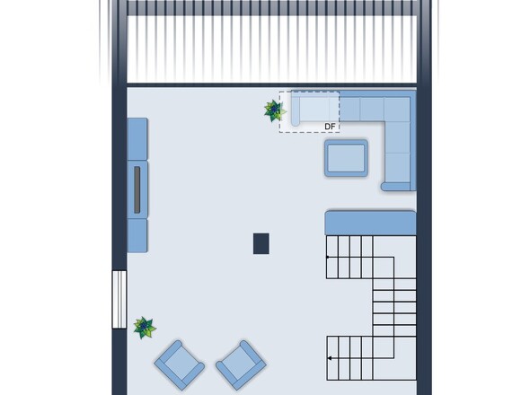 Grundriss Spitzboden