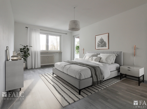 Schlafzimmer Visualisierung