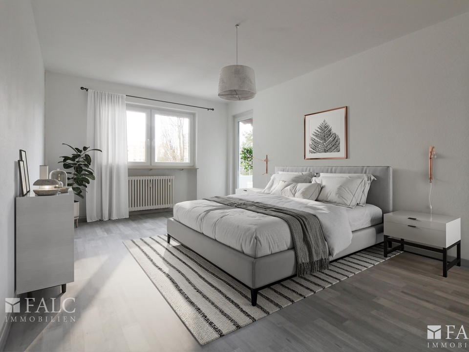 Schlafzimmer Visualisierung