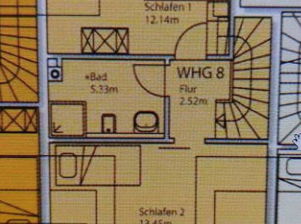Grundriss Schlafbereich