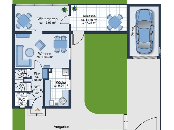 Grundriss Erdgeschoss