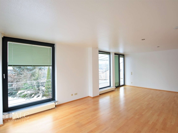 Blick vom Wohnbereich