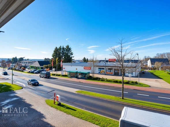 Aussicht aus der Wohnung nach Norden