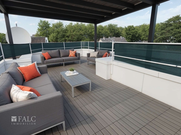 Dachterrasse.. (KI generiert)