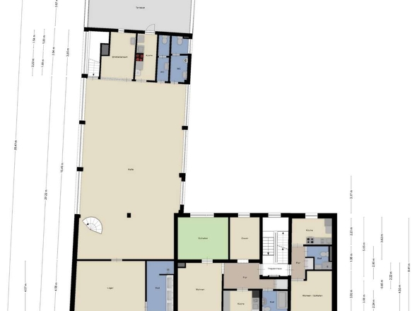 Grundriss 1 Obergeschoss