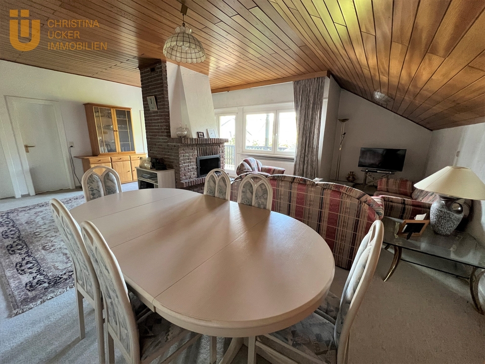 Blick in das Wohnzimmer