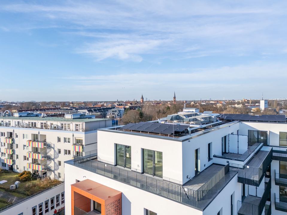 Luftbild Dachterrasse