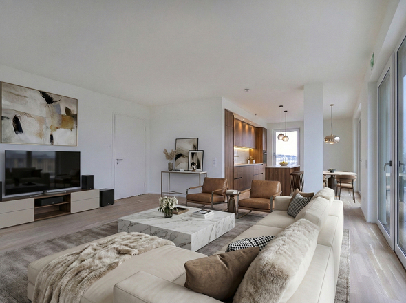 Einrichtungsbeispiel Wohnbereich