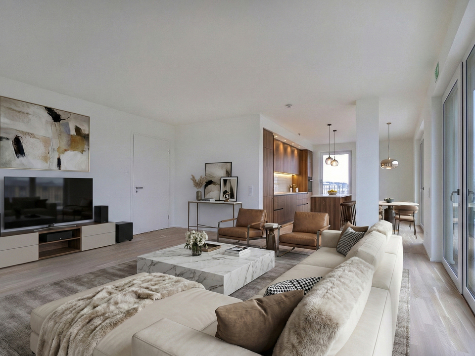 Einrichtungsbeispiel Wohnbereich