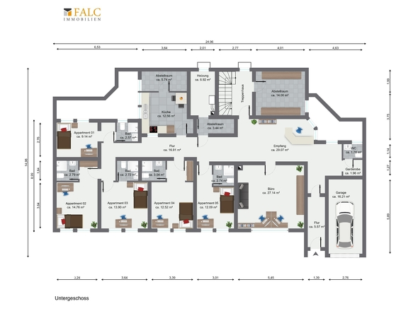 Grundriss UG - Gewerbefl.
