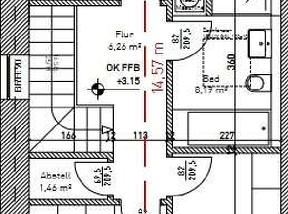 Grundriss 1 Haus E OG