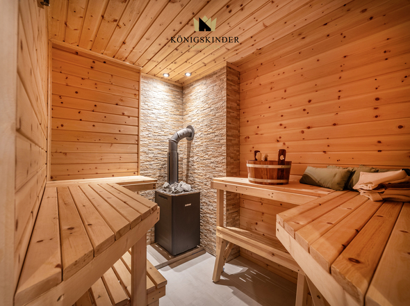 ...und danach in die Sauna...