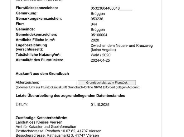 Infos zur Flurkarte-1