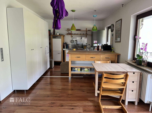 Offene Küche + Essen