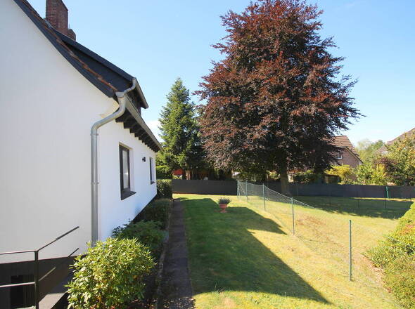 Vollständige u. hundesichere Einfriedung des Grundstücks