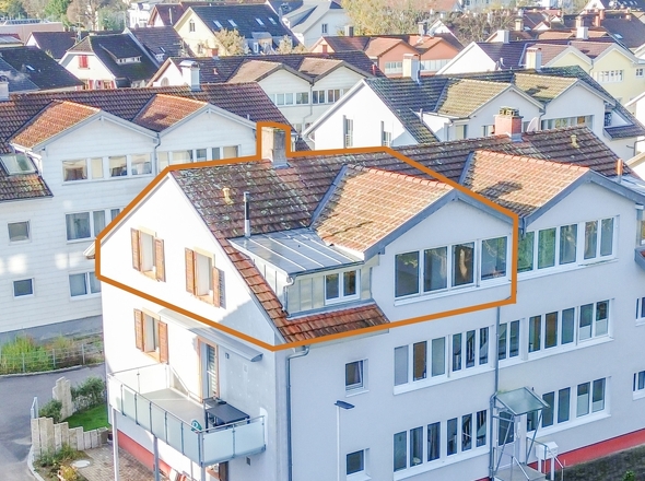 Die Wohnung aus der Nors-Ost Ansicht