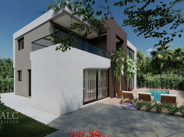 Aussicht auf den Pool