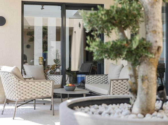 Hier das Wetter genießen