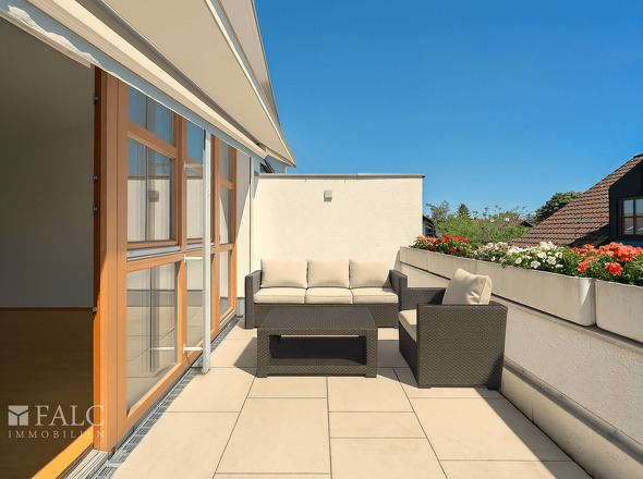 Dachterrasse Einrichtungsbeispiel