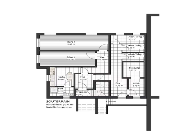 Grundriss 3 Souterrain