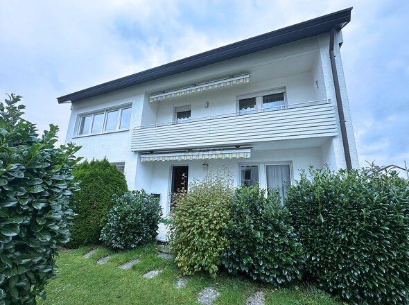 Hausansicht vom Garten aus