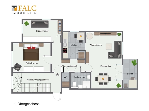 Grundriss Obergeschoss 