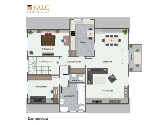 Grundriss Dachgeschoss