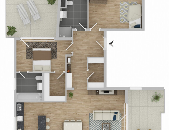 Wohnung 10 Markgrafenstr. 26.a