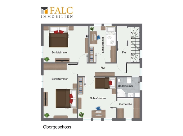 Grundriss Obergeschoss 