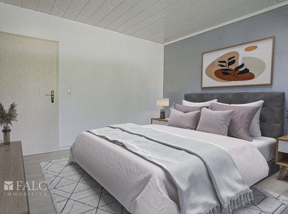 1.OG Schlafen digital möbliert