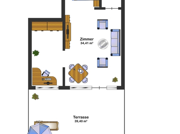Grundriss - Wohnung Nr. 2