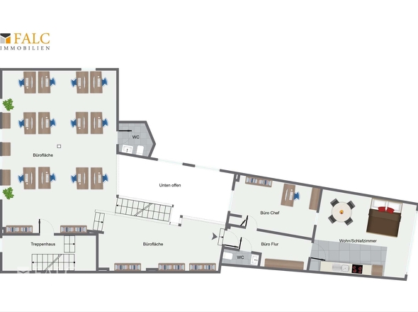 erstes Obergeschoss Gewerbe