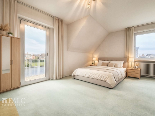 Elternschlafzimmer OG Visualisiert