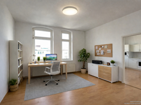 Arbeiten durch KI möbliert