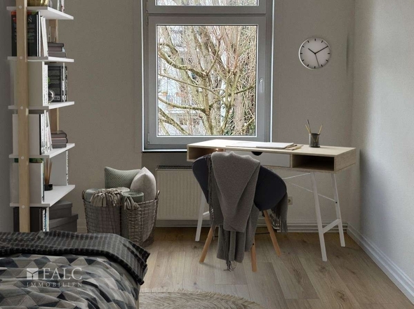 Arbeitszimmer virt. möbliert