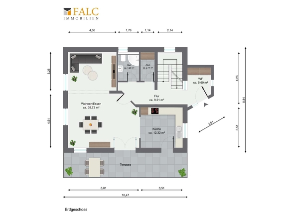 Grundriss Erdgeschoss