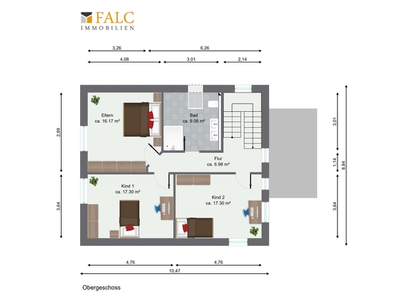 Grundriss Obergeschoss