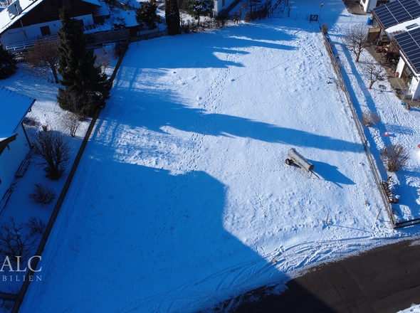 Grundstück von oben