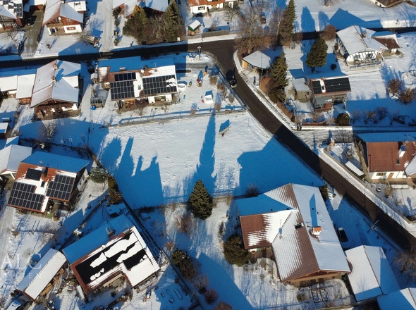 Grundstück von oben