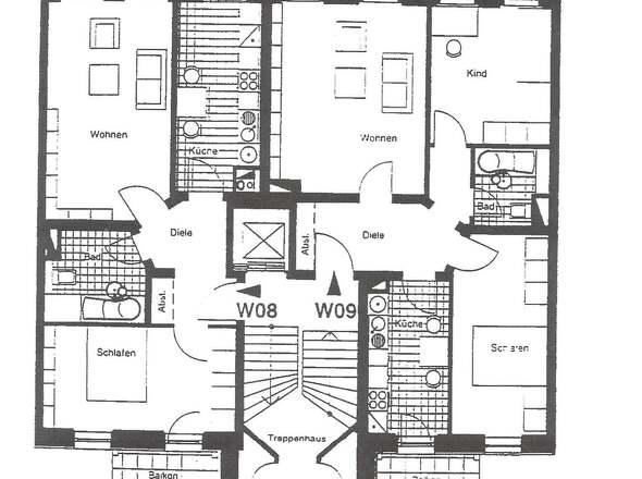 Grundrisse zur Wohnung WE 09
