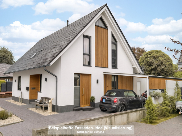 Beispielhafte Fassaden-Idee (Visualisierung) - Nicht der Ist-Zustand