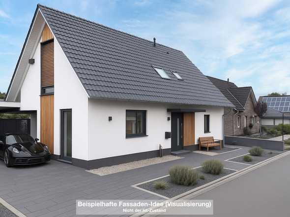 Beispielhafte Fassaden-Idee (Visualisierung) - Nicht der Ist-Zustand
