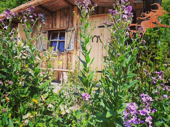 Gartenhütte Sommer