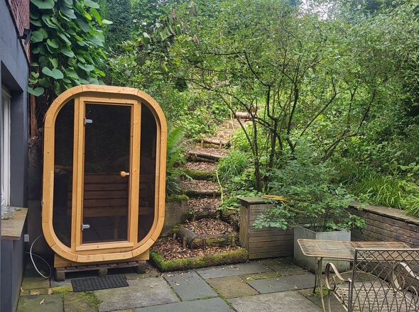 Sauna + Terrasse Sommer