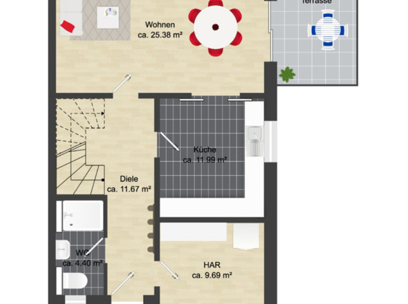 Grundriss Erdgeschoss