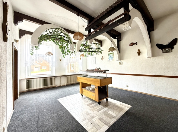 Büffetraum im Hotel