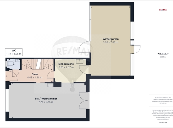 Grundriss Erdgeschoss