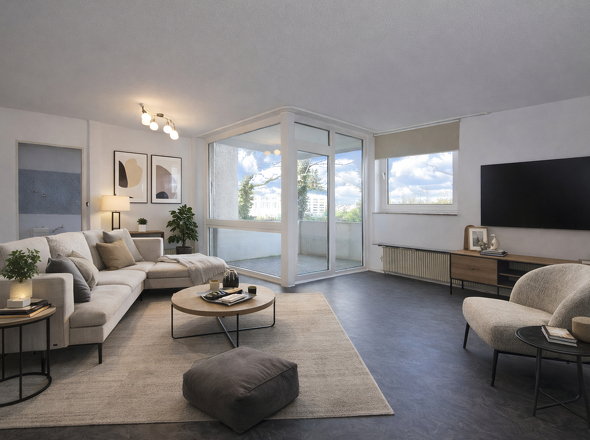 Einrichtungsbeispiel Wohnzimmer